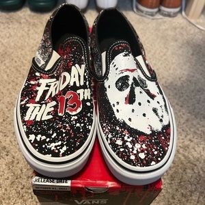 Discontinued Vans horror slip ons